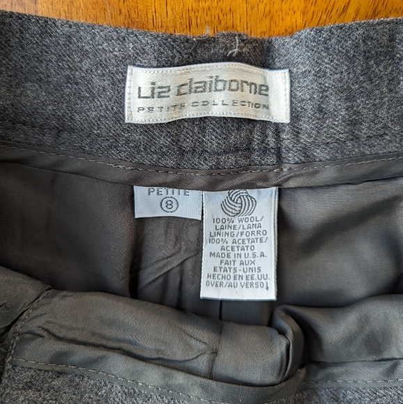 Liz Claiborne wool pants size 8 - Picture 5 of 11